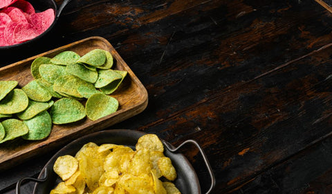 Chips salados con proteína, la alternativa saludable a las patatas fritas | Receta