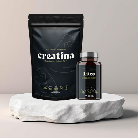 Lote Rendiplus: Creatina 200 Mesh + Litos