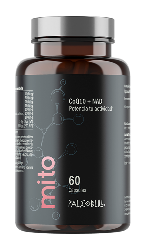 Mito con Coenzima Q10, Acetil L-carnitina, cido alfa lipoico y NAD   Paleobull