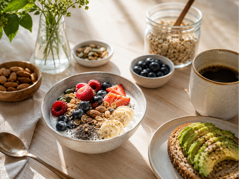 Desayuno saludable y saciante para volver al trabajo con energía