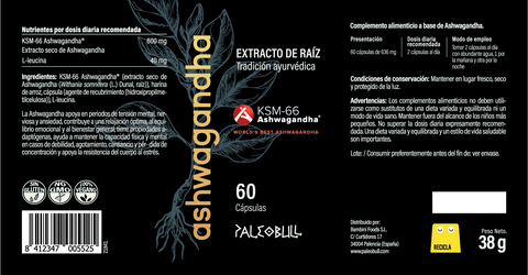 Extracto de Ashwagandha KSM-66®