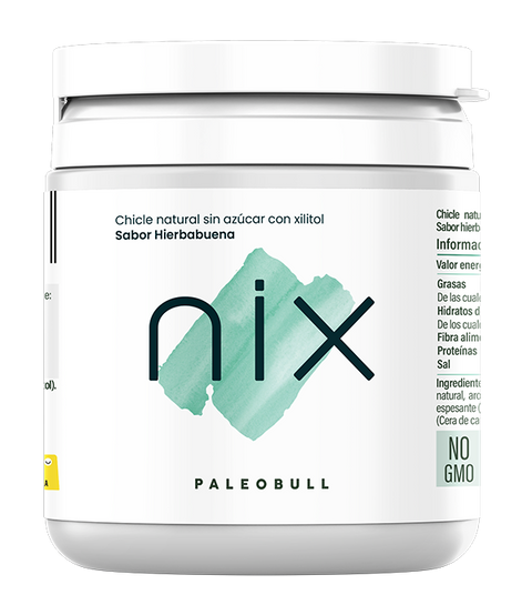 Nix: Chicles naturales de hierbabuena con xilitol